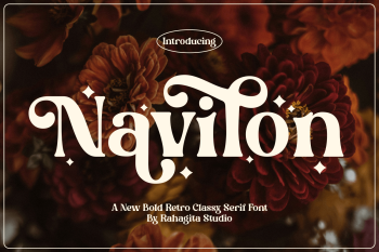 Navilon – Bold Retro Serif Font